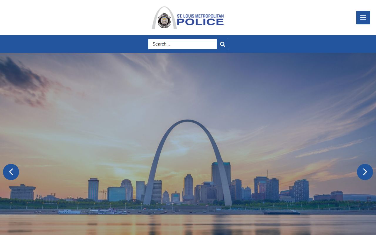 St. Louis Metropolitan Police Department SLMPD main website for police records